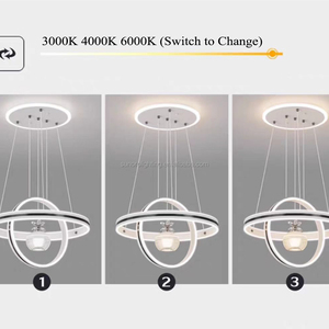 Đèn thả trần trang trí 220V/110V 160W, đèn chùm treo phòng khách 2025 - Product Image 2