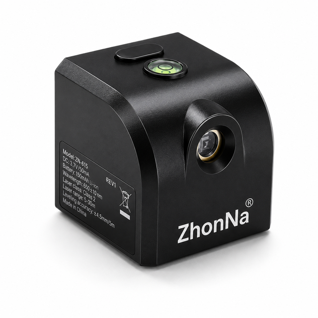ZhonNa Red Beam Laser Level USB Charging Portable Measuring Tools Magnetic Mount Positioning Sight for Indoor Outdoor Alignment