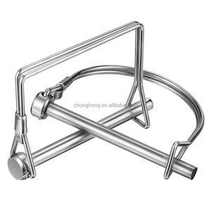 1/4 "x 2-3/4" perno di bloccaggio dell'albero resistente in acciaio inossidabile giunto di blocco del <span class=keywords><strong>filo</strong></span> di sicurezza Pin 1/4 "perno quadrato Pto - Product Image 5