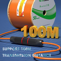 ZOERAX Coupleur RJ45 femelle-femelle étanche Cat5e Cat6, prolongateur LAN extérieur, connecteur Ethernet Keystone