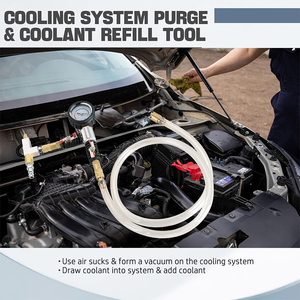 <span class=keywords><strong>Tester</strong></span> tekanan Radiator 33 buah, sistem pendingin truk mobil, alat isi ulang pendingin vakum pneumatik, alat baja logam tahan lama - Product Image 2