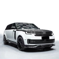 Kit carrosserie large en fibre de carbone style MSR modifié et amélioré pour Land Rover Range Rover Vogue, comprenant lèvre avant, diffuseur arrière, capot et élargisseurs d'ailes