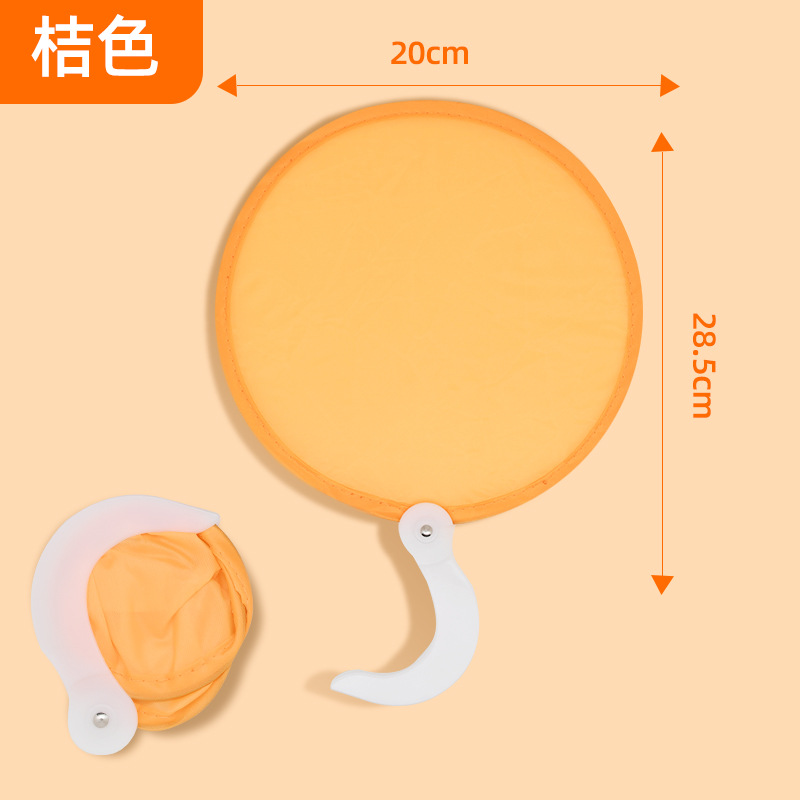 Fanático del frisbee naranja