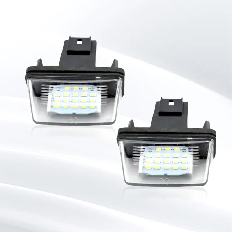 Feu de plaque d'immatriculation LED pour citroën C3 C4 C5 BERLINGO pour Peugeot 206 207 306 307 308 406 407