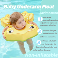 PiaoPiao poisson enfant natation pieuvre aisselles anneau Non gonflable PVC écologique Durable léger Portable étanche nager