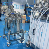 Réservoir de stockage semi-automatique électrique BSK-CM50/100 en verre pour liquides de parfum, type scellé, avec fonction de mélange pour machine d'emballage à moteur