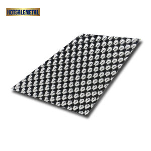 Shotalemetic ss 304 יריעות צבע זהב תקרה קיר מים אדולים מושחמים לוח נירוסטה - Product Image 6