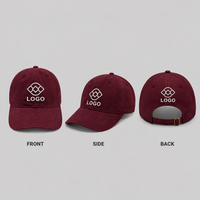 Casquette de baseball 6 panneaux en polyester/coton, broderie personnalisée, ajustement réglable, options d'impression numérique, design tendance, tissu courant