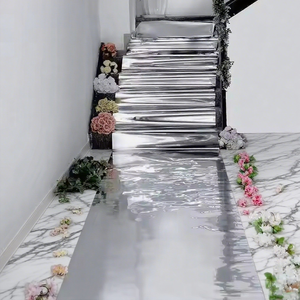 Rouleau de tapis <span class=keywords><strong>miroir</strong></span> flexible pour passage au sol, PE PET acrylique, durable, haute brillance, rouleau de <span class=keywords><strong>miroir</strong></span> réfléchissant, rouleau de feuille de <span class=keywords><strong>miroir</strong></span> décorative - Product Image 5