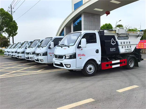 4x2 kitchen waste truck, diesel kitchen waste <b>transport</b> truck, electric kitchen waste truck, 6x2 kitchen waste truck - Product Image 2
