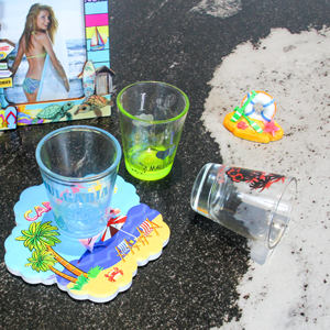 Vaso de Chupito Personalizado con Recuerdo de la Ciudad, Regalos Turísticos, <span class=keywords><strong>Benidorm</strong></span>, Dubái, Vaso Brillante para Colección de Viajes - Product Image 4