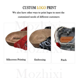 Support de voûte plantaire de confort personnalisé, <span class=keywords><strong>mules</strong></span> Oxford léopard à boucle réglable, <span class=keywords><strong>sabots</strong></span> <span class=keywords><strong>compensés</strong></span> en bois - Product Image 5