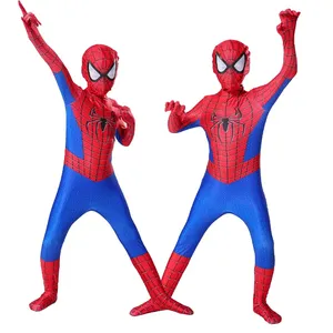 Costumes de cosplay pour enfants XJ Boys Echo, Noël, Halloween, super-héros <span class=keywords><strong>Miles</strong></span> <span class=keywords><strong>Morales</strong></span>, combinaison Zentai, combinaison en polyester - Product Image 3