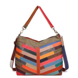Sac fourre-tout souple en cuir de vachette véritable pour femme, sac à bandoulière grande capacité, sac à main pour femme - Product Image 2