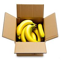 Caja de Embalaje de Cartón Personalizada para Frutas Agrícolas en China con Diseño de Plátano Fresco Catron con Estructura Corrugada