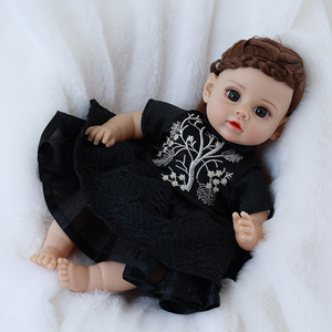 14 inch cotton body simulation reborn doll soothing doll baby doll suitable for children's toy gift - Product Image 5