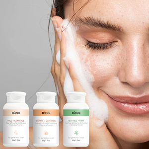 OEM ODM arroz y enzima cara brillo limpieza en polvo papaya ceramida para la piel exfoliante Control aceite lavado <span class=keywords><strong>facial</strong></span> limpiador - Product Image 1