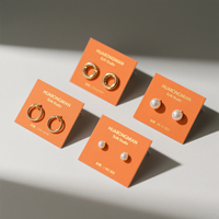 Cartes de Présentation et d'Emballage Personnalisées pour Bijoux – Grossiste, pour Boucles d'Oreilles et Colliers – Carton Écologique, Marque de Luxe