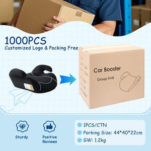 Siège rehausseur pour enfants de 3 à 12 ans, siège de sécurité pour voiture, chaise haute, coussin rehausseur, double certification ECER44+CCC, 15-36 kg, HDPE - Product Image 3