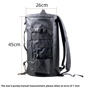 Sac de rangement cylindrique pour canne à pêche Luya, sac à bandoulière en polyester pour l'extérieur, rangement rond pour canne à pêche - Product Image 2