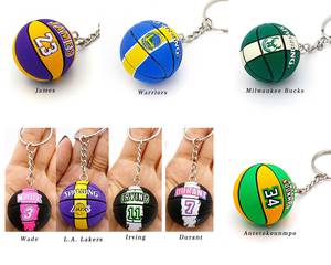 LLavero de balón de fútbol de buena calidad, Mini modelo de patines, soporte para fanáticos del baloncesto - Product Image 6