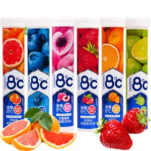 Haiyi 8 grados VC tableta efervescente vitamina C 80g bebida sólida