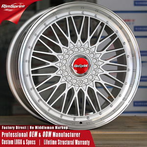Jantes allemandes Super RS en stock, moulées par flux, <span class=keywords><strong>15</strong></span>-22 pouces, 5x112 5x120 pour Audi A5 6 Mercedes-Benz C63 <span class=keywords><strong>VW</strong></span> Golf GTI BMW M 3 4 - Product Image 1