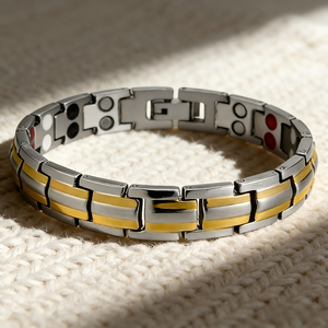 Biyomanyetik Sağlık Manyetik Titanyum Bileklik Terapisi 4'ü 1 Arada Ağrı İçin OEM Fabrika Direkt Ofis/Kariyer Su Geçirmez Enerji Verici - Product Image 2