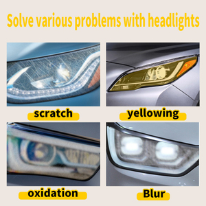 Limpiador y restaurador de <span class=keywords><strong>faros</strong></span> de coche de 125 ml para <span class=keywords><strong>pulir</strong></span> y renovar la oxidación de las lentes de los <span class=keywords><strong>faros</strong></span> delanteros - Product Image 5