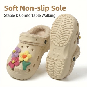 Série de Noël pour enfants Yearning Kid's Cartoon, chaussures thermiques chaudes en EVA, imperméables, respirantes, écologiques, légères, avec doublure en peluche tendance - Product Image 3