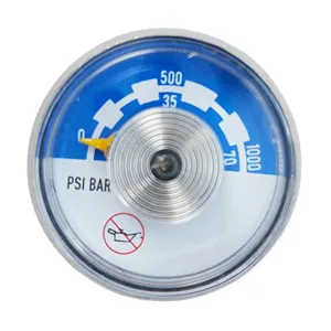 Pengukur tekanan silinder Gas 1000PSI 70BAR