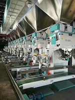 Máquina Ensacadora Electrónica Semiautomática de Alta Velocidad DCS-50FB3, 5-50 kg, con Cinta Transportadora Inteligente y Memoria para Envasado de Bolsas de Alimentos