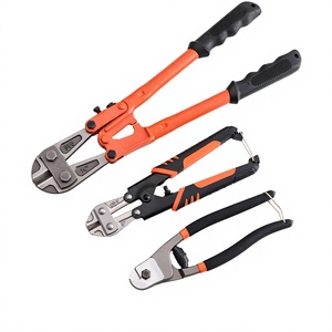 Kit de pinces coupantes à boulons 3 pièces, outils à main en acier, pour le travail des métaux, avec étui souple de rangement - Product Image 2