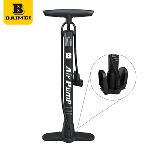 <span class=keywords><strong>Pompe</strong></span> à air manuelle classique BAIMEI personnalisée 140 psi, accessoires de cyclisme économiques, <span class=keywords><strong>pompe</strong></span> à air pour pneus de vélo Presta Schrader <span class=keywords><strong>Dunlop</strong></span> - Product Image 1