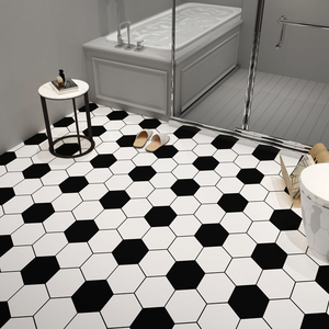 Precio de fábrica, pegatinas de suelo de PVC, autoadhesivas, impermeables, antideslizantes, papel tapiz para suelo, rollo para Baño - Product Image 1