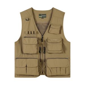 Chaleco Multibolsillos para Hombre, Estilo Moderno, Chaleco de Pesca con Spandex para Escalada, Pesca, Camping, Senderismo y Fotografía - Product Image 3