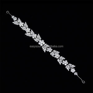 Tiara de circón cúbico de lujo para RE4699-<span class=keywords><strong>2</strong></span>, diadema nupcial completa de CZ, accesorios para el cabello de boda, joyería - Product Image 3