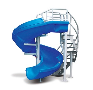 Fornitura professionale creare un parco acquatico per la casa in fibra di vetro piscina scivoli per i bambini - Product Image 3