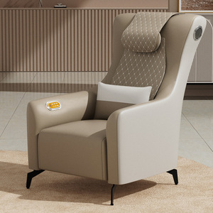 كرسي تدليك ذكي جديد لعام 2025 من الجلد الصناعي، موفر للمساحة، كرسي تدليك كهربائي أوتوماتيكي صغير للجسم بالكامل للمنزل مع تقنية البلوتوث - Product Image 3