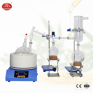 Kit de distillation à court trajet à film mince à moteur électrique, verre borosilicate de haute qualité, nouveau design, système de distillation moléculaire à froid - Product Image 1