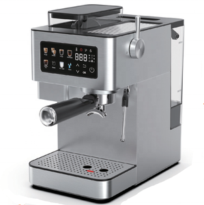 Anbolife Italian Professional <strong>SemiAutomatic</strong> Smart Espresso <strong>Coffee</strong> <strong>Maker</strong> With Auto-stamping and Grind <strong>Coffee</strong> Bean Stainless Steel - Product Image 2