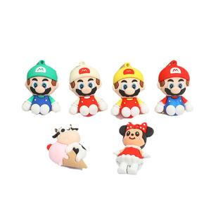 <span class=keywords><strong>Mali</strong></span> mignon Silicone porte-clés <span class=keywords><strong>Mali</strong></span> jeu entourant 3D stéréoscopique pendentif porte-clés - Product Image 1