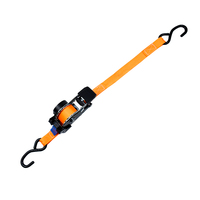Nouveau 1 pouce 600kg Polyester moto sangles à cliquet rétractables sangles d'arrimage rétractables automatiques avec Double crochet en J