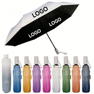 Oferta Especial: Pedido al por Mayor Disponible, Paraguas Plegable Automático con Impresión de Logotipo - Product Image 6