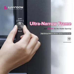 Minimalism Narrow <b>Frame</b> Ultimate Casement Windows Energy Efficient Laminated Glass Slimline Aluminum Windows - Product Image 2