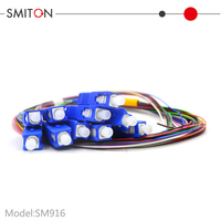 Fiber Optic Pigtail SC UPC APC Connector 12 Color 0.9mm SM FTTH Pigtail