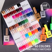 HONEY GIRL OEM Marque Privée 60+3 Couleurs 15ml Kit Vernis à Ongles Gel Vegan UV LED Vernis Gel Vente en Gros Set