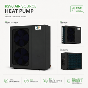 Pompe à chaleur monobloc DC Inverter R290 basse température 15,2 kW avec contrôle Wi-Fi tout-en-un pour la vente en gros - Product Image 2