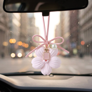 Ambientador de yeso sólido con forma de flor y aroma duradero, evaporación natural, decoración elegante para el interior del coche - Product Image 5