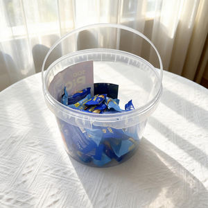 फूड ग्रेड टैम्पर स्पष्ट बॉक्स राउंड कुकी पैकेजिंग पीपी प्लास्टिक के साथ प्लास्टिक बैग प्लास्टिक के कंटेनर - Product Image 5